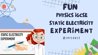 O LEVEL IGCSE PHYSICS 0652 STATIC ELECTRICITY EXPERIMENT 1 views experiment physics igcse viral [upl. by Gerard]