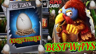 BEST WAYS TO GET UNLIMITED GOBBLEDY GOOKER EGG TOKEN COLLECTIBLES  WWE SuperCard [upl. by Cadmarr]