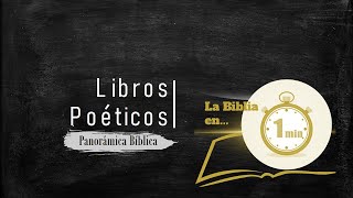 Libros poéticos La Biblia en un minuto [upl. by Goto]