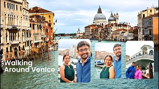 Walking around Venice rialtobridge Ponte dell Accademia venice Santa Maria della Salute [upl. by Rudd]