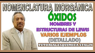 NOMENCLATURA INORGÁNICA  ÓXIDOS NOMBRES Y ESTRUCTURAS DE LEWIS [upl. by Vonny]