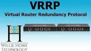 EdgeRouter VRRP Virtual Router Redundancy Protocol Basic Setup  High Availability [upl. by Gilges]