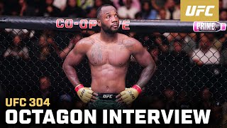 Leon Edwards Octagon Interview  UFC 304 [upl. by Legnaros]