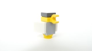 How to Build a Microscale LEGO Bird  brickitect [upl. by Amalburga697]