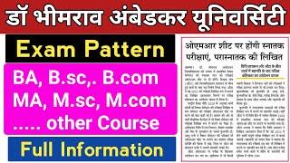 Exam pattern dbrau 2024  agra university exam pattern 2024  semester exam pattern [upl. by Nylorac]