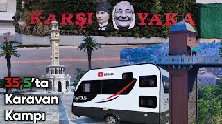 İzmir Karşıyakada Karavan Kampı  Bostanlı Sahili  Temmuz 2024 [upl. by Sirovat]