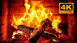 🔥 Fireplace 4K UHD Fireplace with Crackling Fire Sounds Fireplace Burning for Home [upl. by Roseanna85]