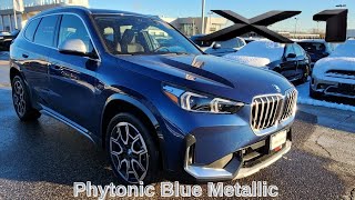 NEW ARRIVAL 2023 BMW X1 xDrive28i Phytonic Blue on Mocha EXHAUST AND DRIVE TEST [upl. by Delastre]