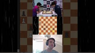 Alirezas BRILLIANCY vs Hikaru chess shorts [upl. by Paxon445]