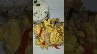 Ackee amp Salt Fish with Callaloo Rice [upl. by Ahel221]