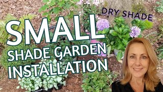 Small Shade Garden Installation [upl. by Atteyek103]