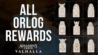 Orlog Rewards  All God Favors Orlog Champion Achievement  Assassins Creed Valhalla [upl. by Suoivart]