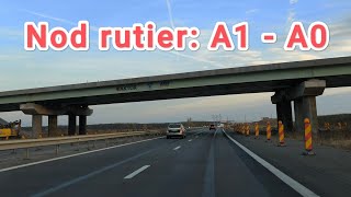 Lucrari nod rutier Autostrada A1  A0 Sud Lot 3  Noiembrie 2024 [upl. by Swenson783]