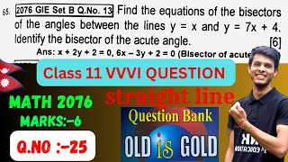 class 11 math 6 mark math model question  NEB Class 11 Math New Model Questions Set with Answers [upl. by Tobi]