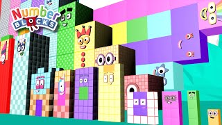 Numberblocks Step Squad NEW META 2 to 1042 VS 100 to 20000000 GIANT  LEARN TO COUNT  Biblocks 3 [upl. by Tatum204]