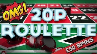 FOBT Gambling 20p Roulette £50 Spins [upl. by Murvyn73]