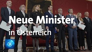 Übergangsregierung in Österreich Experten übernehmen FPÖMinisterämter [upl. by Dougie]