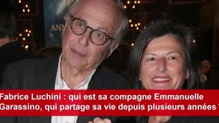 Emmanuelle a 53 ans  qui est la nouvelle compagne de Fabrice Luchini [upl. by Yrokcaz]