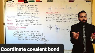 Coordinate covalent bond  ch4  9th class chemistry [upl. by Noeruat292]