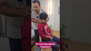 Cervical Spondylitis Treatment Session In India by Drmushtaque 🇮🇳 chiroprectic spasms sciatica [upl. by Etterual]