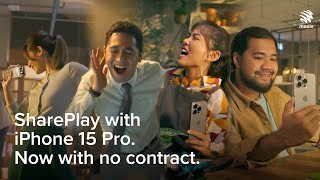 SharePlay the day away on iPhone 15 Pro now with no contract at Maxis [upl. by Ahlgren]