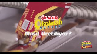 Ülker Çikolatalı Gofret nasıl üretiliyor [upl. by Casie84]