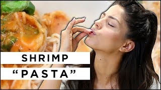 SHRIMP quotPASTAquot  How to Cook with Megan Batoon  MeganBatoon [upl. by Kesley156]