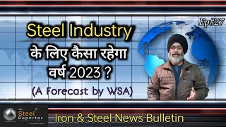 Steel Demand Forecast for 2023 by WSA  Iron amp Steel News Bulletin  Ep 27  Video  36  TSR [upl. by Reuven]