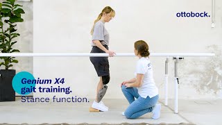 Genium X4 gait training Stance function  Ottobock Professionals [upl. by Waverly]