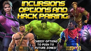 Best Incursions Champs and Options To Pair With Rare and Common Hacks  Marvel Contest of Champions [upl. by Danby]