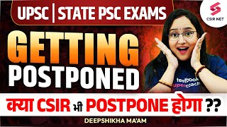 क्या CSIR NET June 2024 भी होगा Postpone CSIR NET 2024 application date Update by Deepshikha Maam [upl. by Nathan]