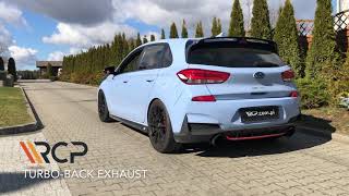 Hyundai I30N  RCP Exhausts  TurboBack Exhaust [upl. by Siramaj159]