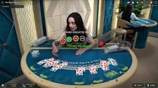 TIPICO live BlackJack  Einsatz 500€ 23 [upl. by Whorton953]