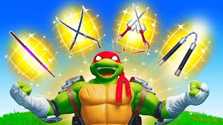 The MYTHIC ONLY NINJA TURTLES BOSS Challenge in Fortnite [upl. by Ailecara106]