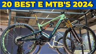 20 Best ELECTRIC MOUNTAIN BIKES for 2024 from the EUROBIKE 2023 in detail 4K [upl. by Bithia]