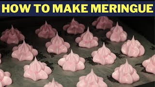 How to Make Meringue Leftover Egg White Recipe [upl. by Suirradal]