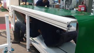 Belt Conveyor  How its Made  Fabrication amp Installation [upl. by Aititel242]