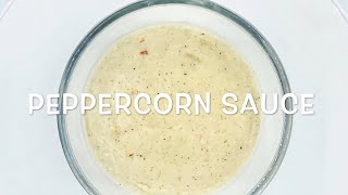 Peppercorn SaucePerfect creamy sauceDeliciousSundleen Recipe [upl. by Ailekat]