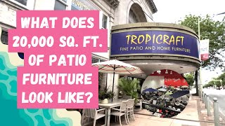 20000 sq ft Showroom Tour of Tropicraft Patio Furniture Top Picks Revealed [upl. by Nosnah]