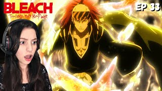 Bleach Thousand Year Blood War react ep 33  A EVOLUÇÃO DA BANKAI DO RENJI [upl. by Laing991]