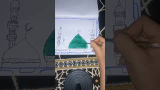 Masjid drawing simpl shortvideo £££££ [upl. by Edlitam590]