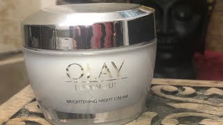 Olay Luminous Brightening Night Cream Review [upl. by Rafaello]