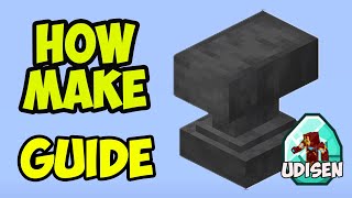 MINECRAFT How to Make an Anvil 2024 [upl. by Rudolph]