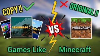 Top 3 Games Like Minecraft That Are Actually Awesome [upl. by Daj]