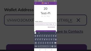 How to use pi wallet find receiving address sending or receiving pi [upl. by Notsuj]