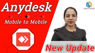 Anydesk Mobile to Mobile File Transfer  Anydesk New Update  File Transfer in Anydesk [upl. by Woll]