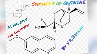 synthesis of QUININE [upl. by Edmondo]