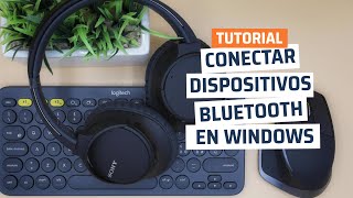 Cómo conectar dispositivos Bluetooth a un PC con Windows [upl. by Nanny]