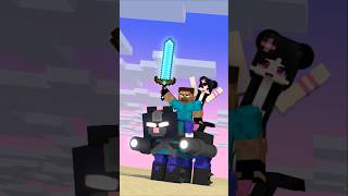 Help Herobrine and His Cat Show Off shorts minecraft helpherobrine aphmau friendship [upl. by Noell]