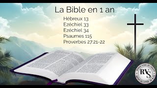 Bible en 1 an  Aujourdhui Samedi 16 novembre [upl. by Sorac]